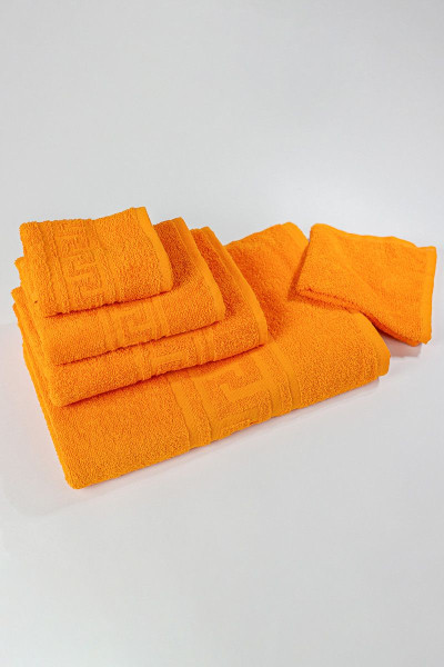 Полотенце махровое пл 380 - Апельсиновый (АМ)