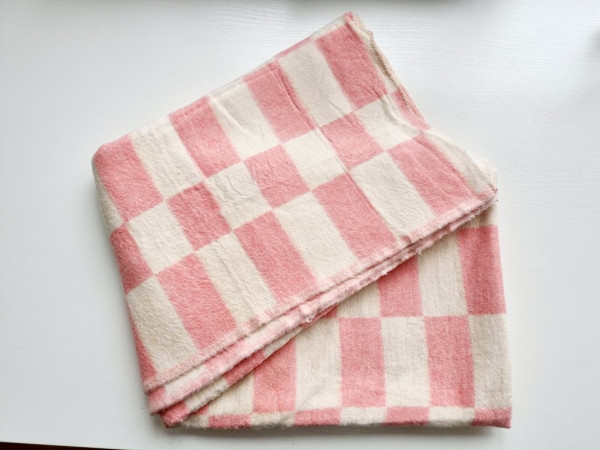 Одеяло Байковое 1,5 сп. розовое