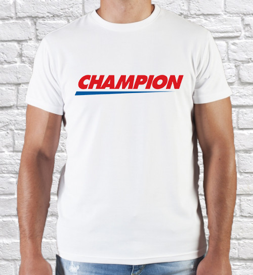 Футболка мужская белая CHAMPION (UMEX)