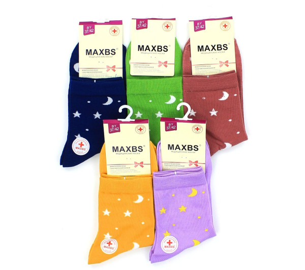 Женские носки MaxBS BY-92 хлопок (размер 37-42) (10 пар)