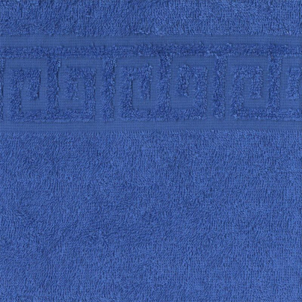 Полотенце махровое гладкокрашеное 40х67, 100 % хлопок, пл. 400 гр.-кв.м. Василёк (Palase blue)  (ТТ)