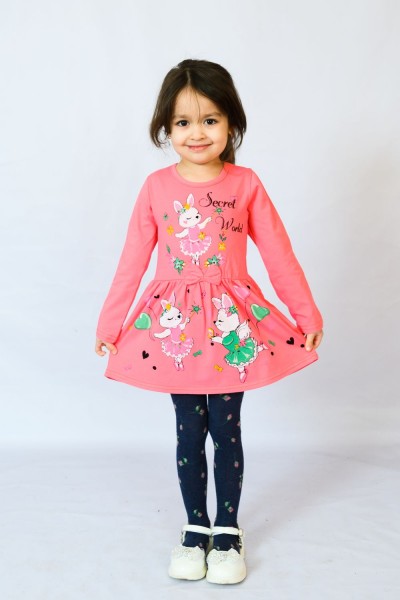 Платье 83003 детское - темно-розовый  (Н)