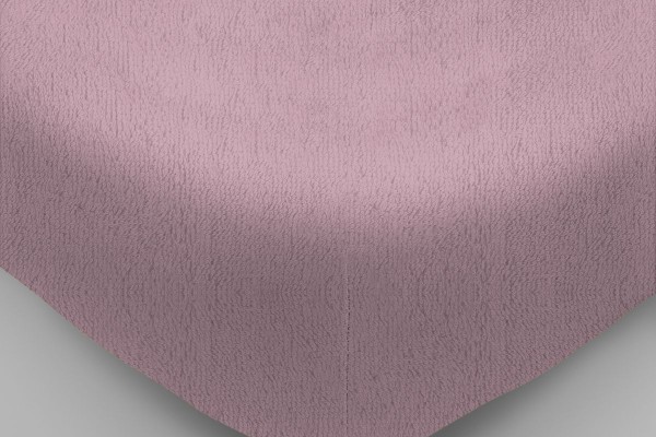 Махровая простынь на резинке - фиолетовый  (Н)