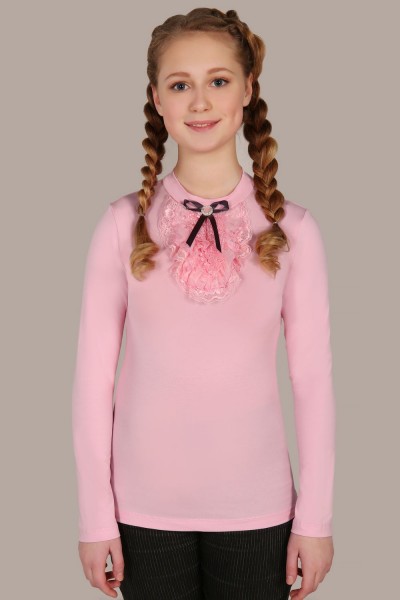 Блузка для девочки Лилия 13156 - светло-розовый  (Н)