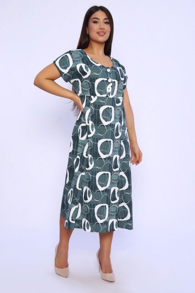 Платье 020 - зеленый  (Н)
